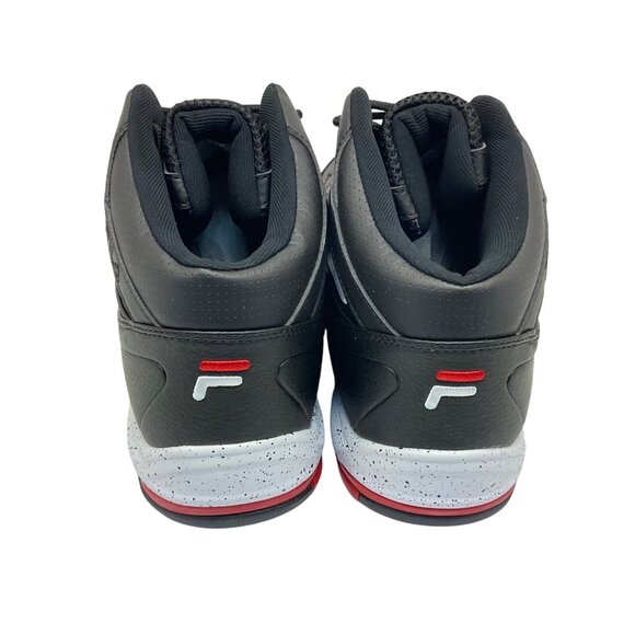 Fila Men's Mid-Cut Spitfire Athletic Sneakers 1BM01817-014 Black/Red Size 14M - Picture 3 of 9